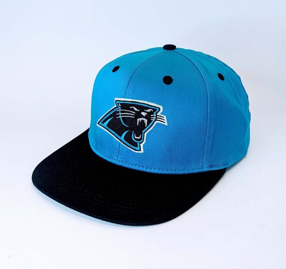 Vintage Carolina Panthers NFL Primary Logo Adjustable Snapback Hat / Cap - NWT
